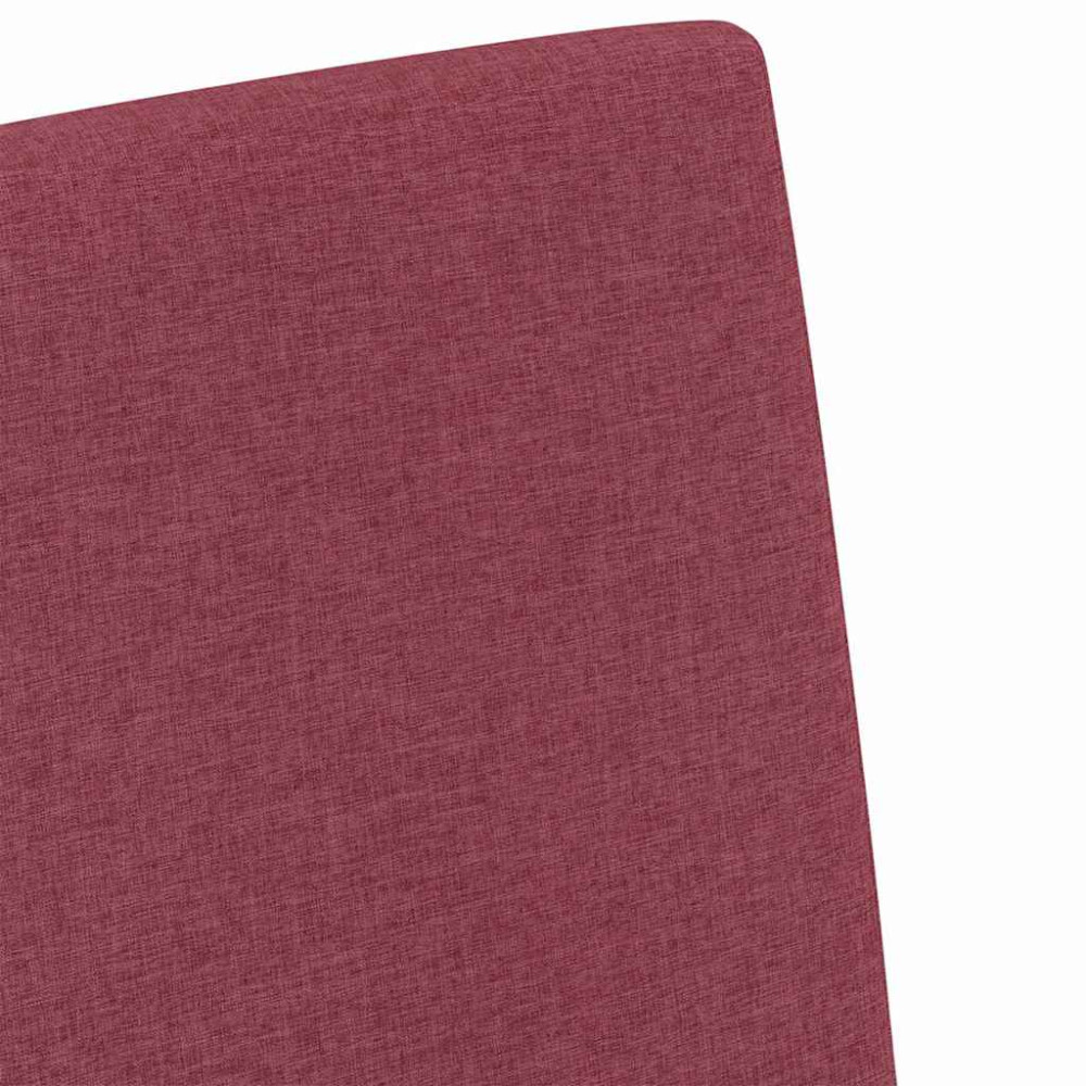 Produktbild för Matstolar 2 pcs Vinröd 57 x 67 x 95 cm tyg