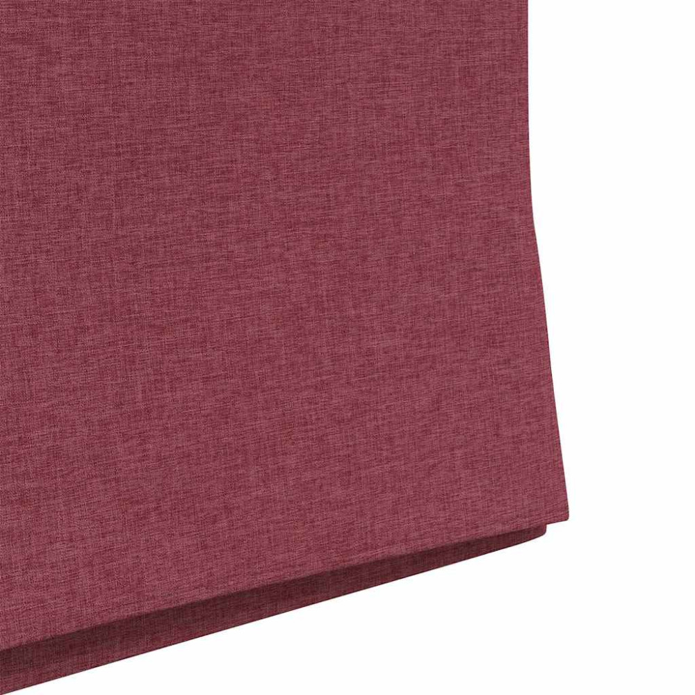 Produktbild för Matstolar 2 pcs Vinröd 57 x 67 x 95 cm tyg
