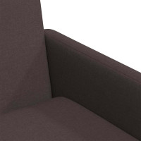 Produktbild för Matstolar 2 pcs Mörkbrun 57 x 67 x 95 cm tyg