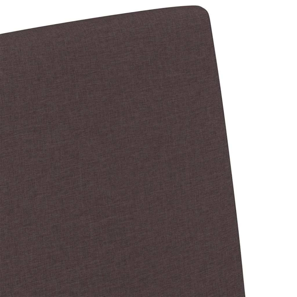 Produktbild för Matstolar 2 pcs Mörkbrun 57 x 67 x 95 cm tyg