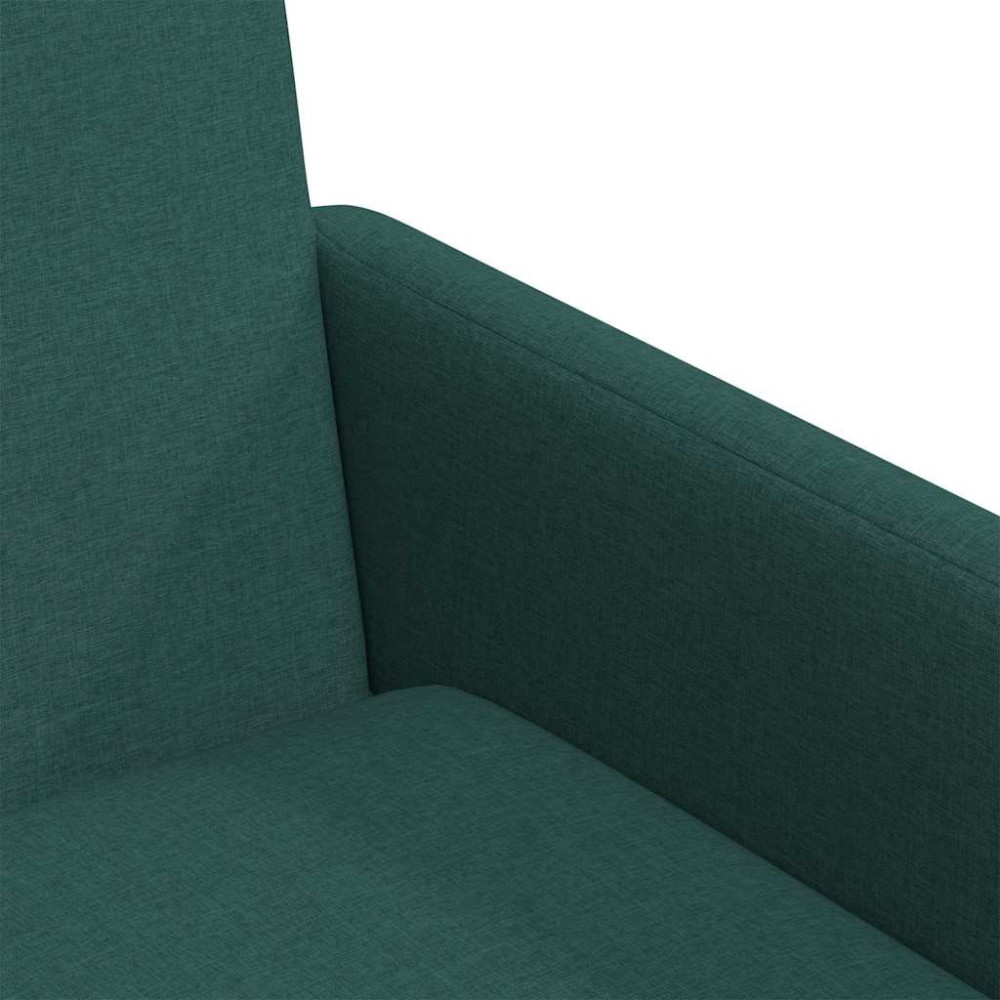 Produktbild för Matstolar 2 pcs Mörkgrön 57 x 67 x 95 cm tyg