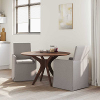 Produktbild för Matstolar 2 pcs Taupe 57 x 67 x 95 cm tyg