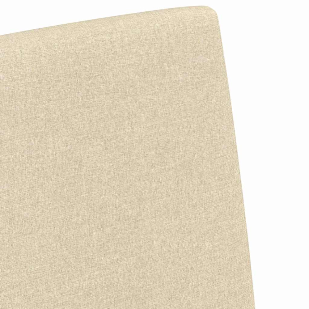 Produktbild för Matstolar 2 pcs Kräm 57 x 67 x 95 cm tyg