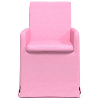 Produktbild för Matstolar 2 pcs Rosa 57 x 67 x 95 cm tyg