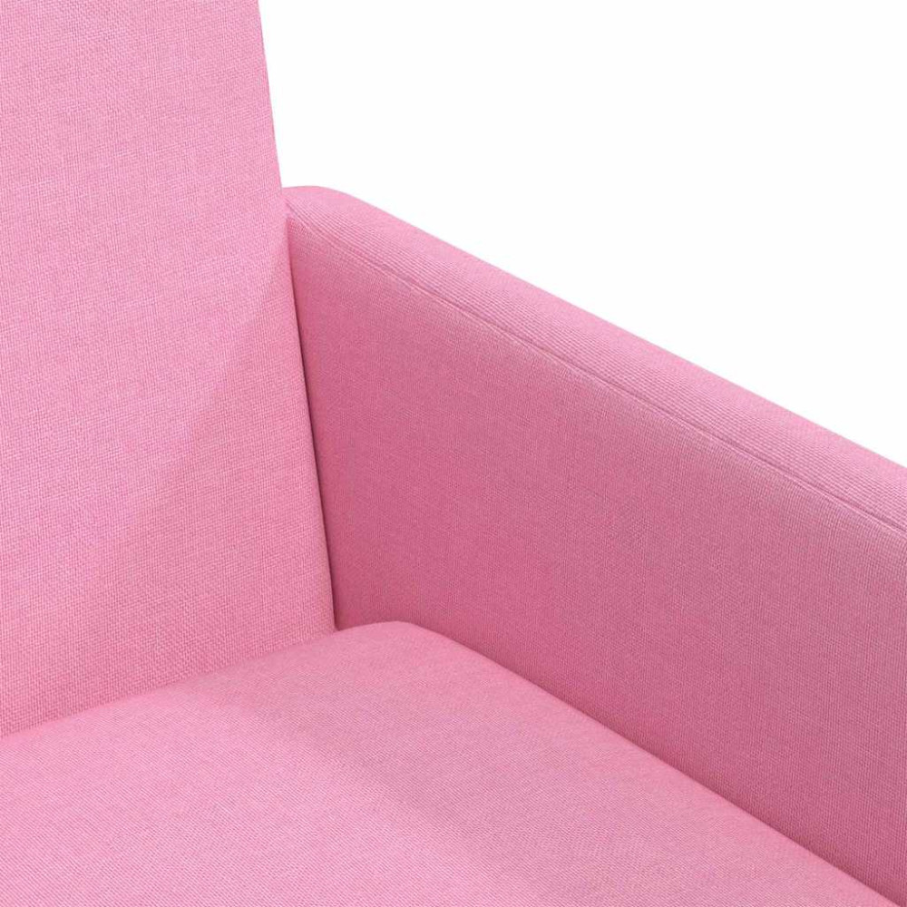 Produktbild för Matstolar 2 pcs Rosa 57 x 67 x 95 cm tyg