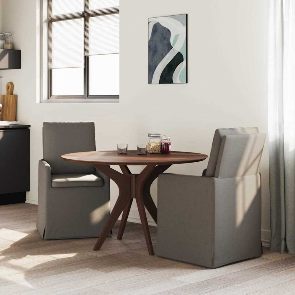 Produktbild för Matstolar 2 pcs Ljusgrå 57 x 67 x 98 cm Linne