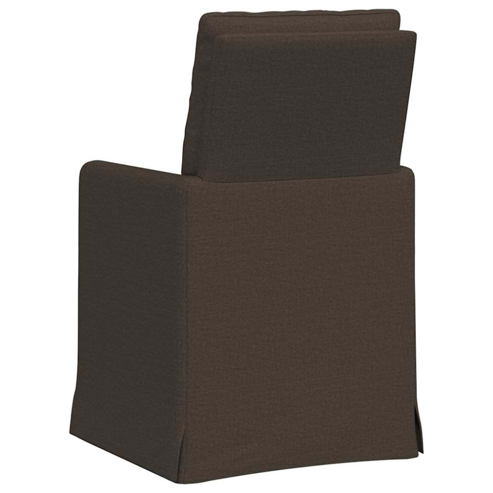 Produktbild för Matstolar 2 pcs Mörkgrå 57 x 67 x 98 cm Linne