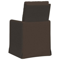 Produktbild för Matstolar 2 pcs Mörkgrå 57 x 67 x 98 cm Linne