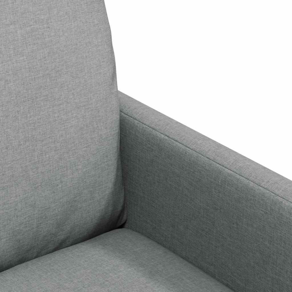 Produktbild för Matstolar 2 pcs Ljusgrå 57 x 67 x 98 cm tyg