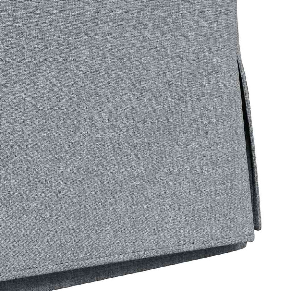 Produktbild för Matstolar 2 pcs Ljusgrå 57 x 67 x 98 cm tyg