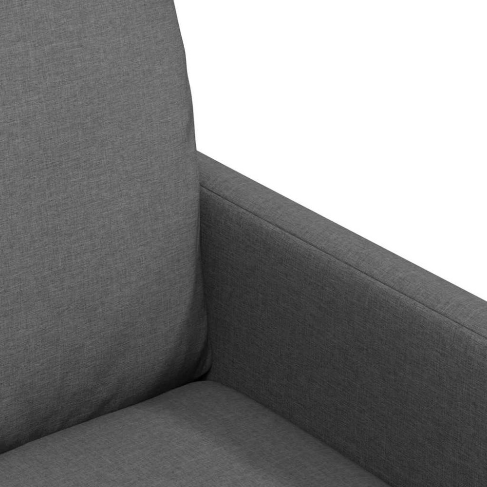 Produktbild för Matstolar 2 pcs Mörkgrå 57 x 67 x 98 cm tyg