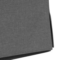 Produktbild för Matstolar 2 pcs Mörkgrå 57 x 67 x 98 cm tyg