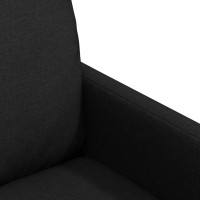 Produktbild för Matstolar 2 pcs Svart 57 x 67 x 98 cm tyg