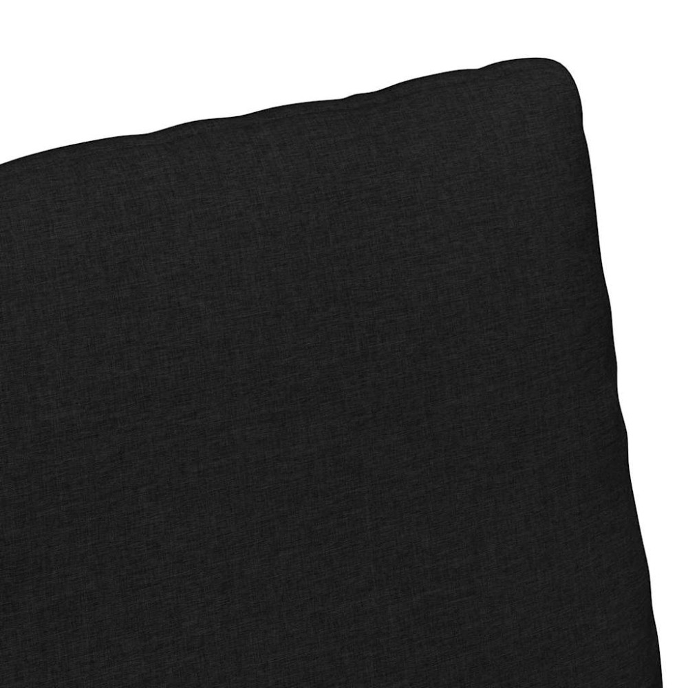 Produktbild för Matstolar 2 pcs Svart 57 x 67 x 98 cm tyg