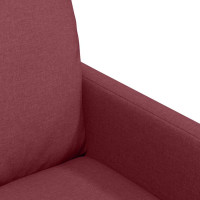 Produktbild för Matstolar 2 pcs Vinröd 57 x 67 x 98 cm tyg