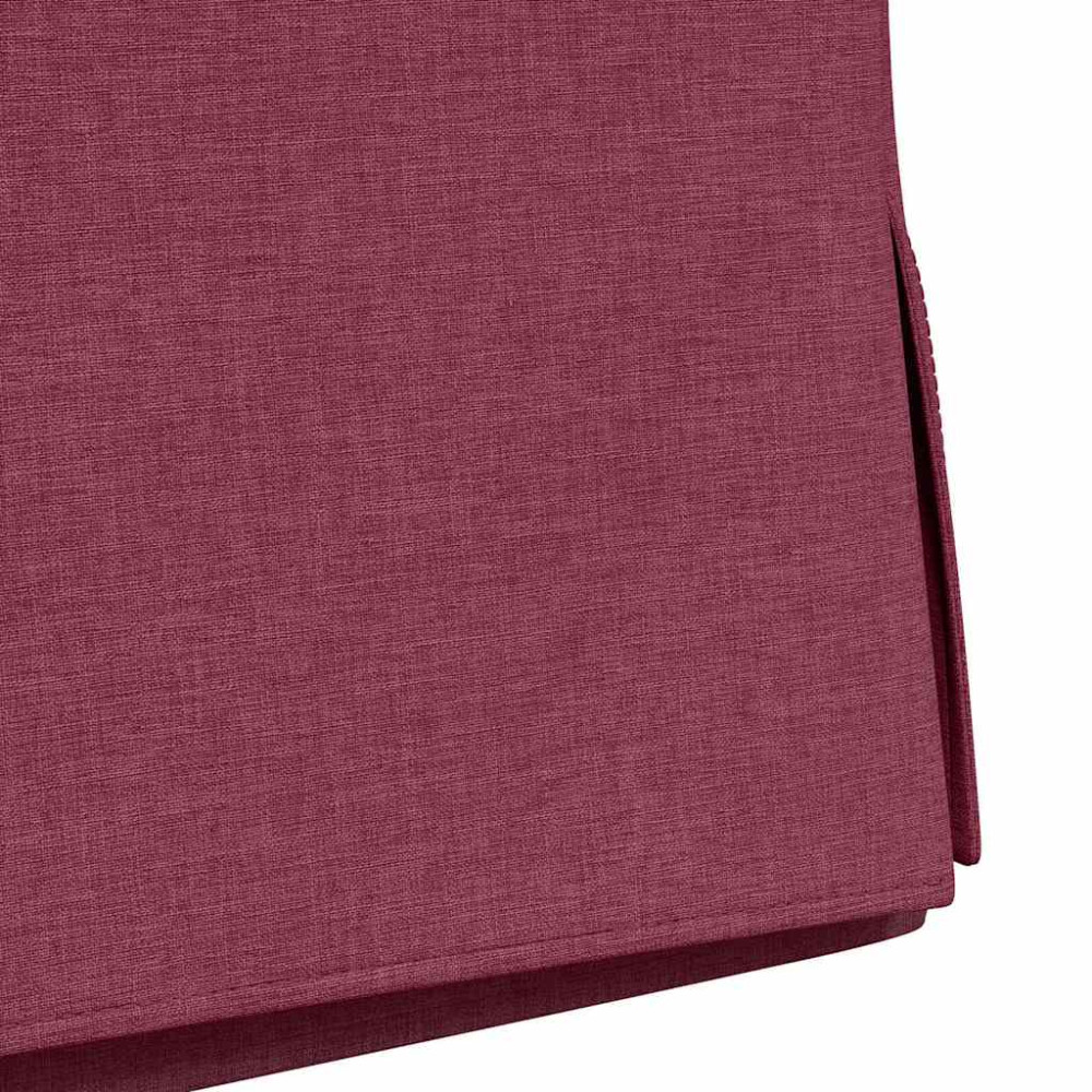 Produktbild för Matstolar 2 pcs Vinröd 57 x 67 x 98 cm tyg
