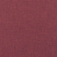 Produktbild för Matstolar 2 pcs Vinröd 57 x 67 x 98 cm tyg