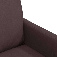 Produktbild för Matstolar 2 pcs Mörkbrun 57 x 67 x 98 cm tyg