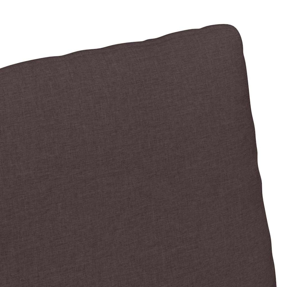 Produktbild för Matstolar 2 pcs Mörkbrun 57 x 67 x 98 cm tyg