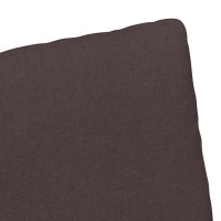 Produktbild för Matstolar 2 pcs Mörkbrun 57 x 67 x 98 cm tyg