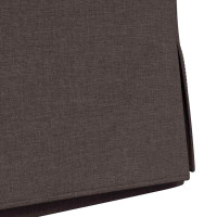 Produktbild för Matstolar 2 pcs Mörkbrun 57 x 67 x 98 cm tyg