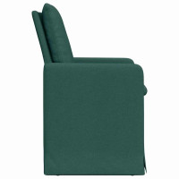 Produktbild för Matstolar 2 pcs Mörkgrön 57 x 67 x 98 cm tyg