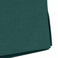 Produktbild för Matstolar 2 pcs Mörkgrön 57 x 67 x 98 cm tyg