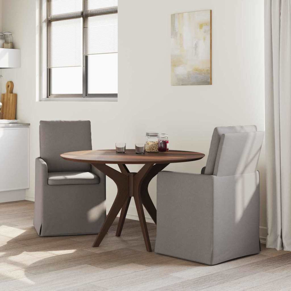 Produktbild för Matstolar 2 pcs Taupe 57 x 67 x 98 cm tyg