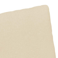Produktbild för Matstolar 2 pcs Kräm 57 x 67 x 98 cm tyg