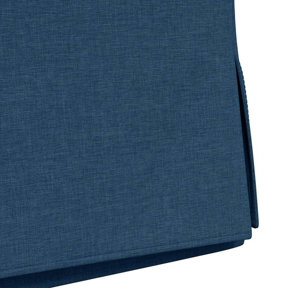 Produktbild för Matstolar 2 pcs Blå 57 x 67 x 98 cm tyg