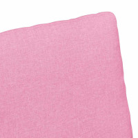 Produktbild för Matstolar 2 pcs Rosa 57 x 67 x 98 cm tyg