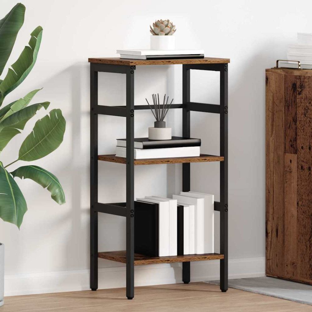 Produktbild för Hyllsystem Gammalt trä 40 x 29,5 x 81 cm Konstruerat trä