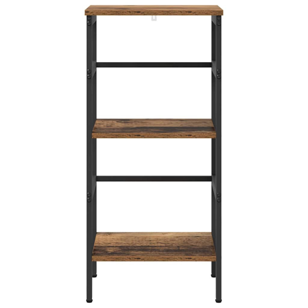 Produktbild för Hyllsystem Gammalt trä 40 x 29,5 x 81 cm Konstruerat trä