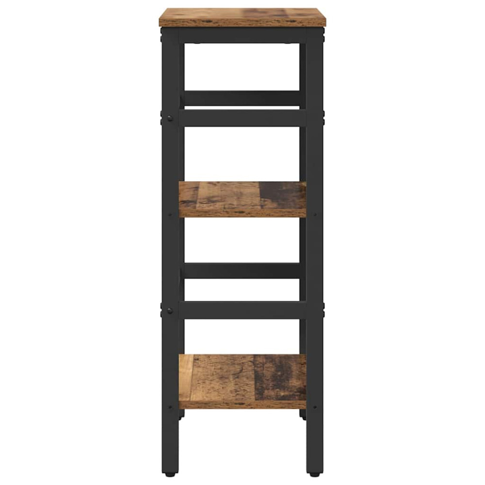 Produktbild för Hyllsystem Gammalt trä 40 x 29,5 x 81 cm Konstruerat trä