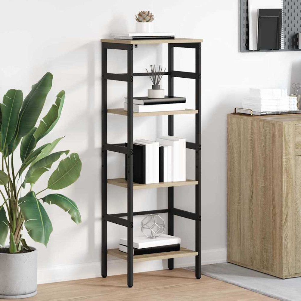 Produktbild för Hyllsystem Sonoma-ek 40 x 29,5 x 115 cm Konstruerat trä