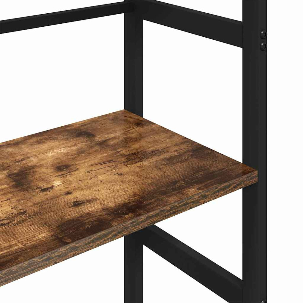 Produktbild för Hyllsystem Rökt ek 40 x 29,5 x 115 cm Konstruerat trä