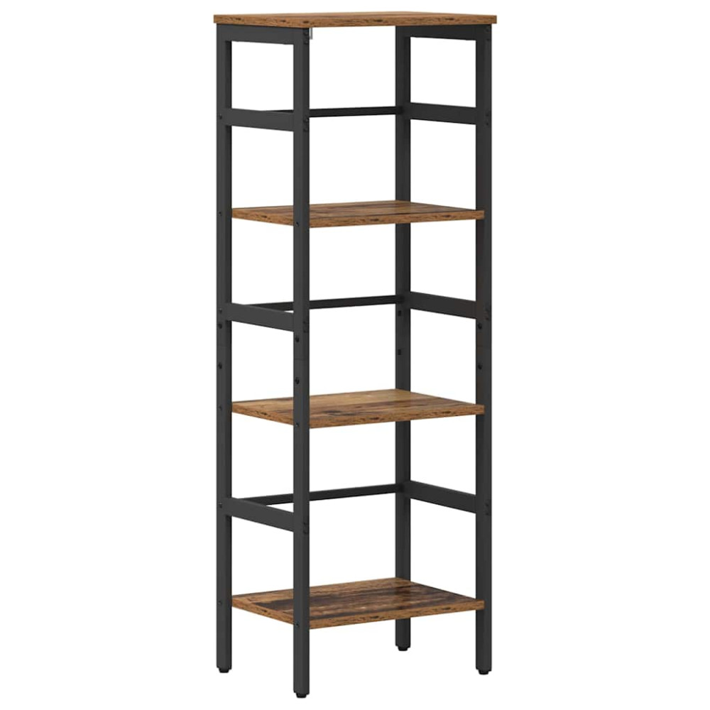 Produktbild för Hyllsystem Gammalt trä 40 x 29,5 x 115 cm Konstruerat trä