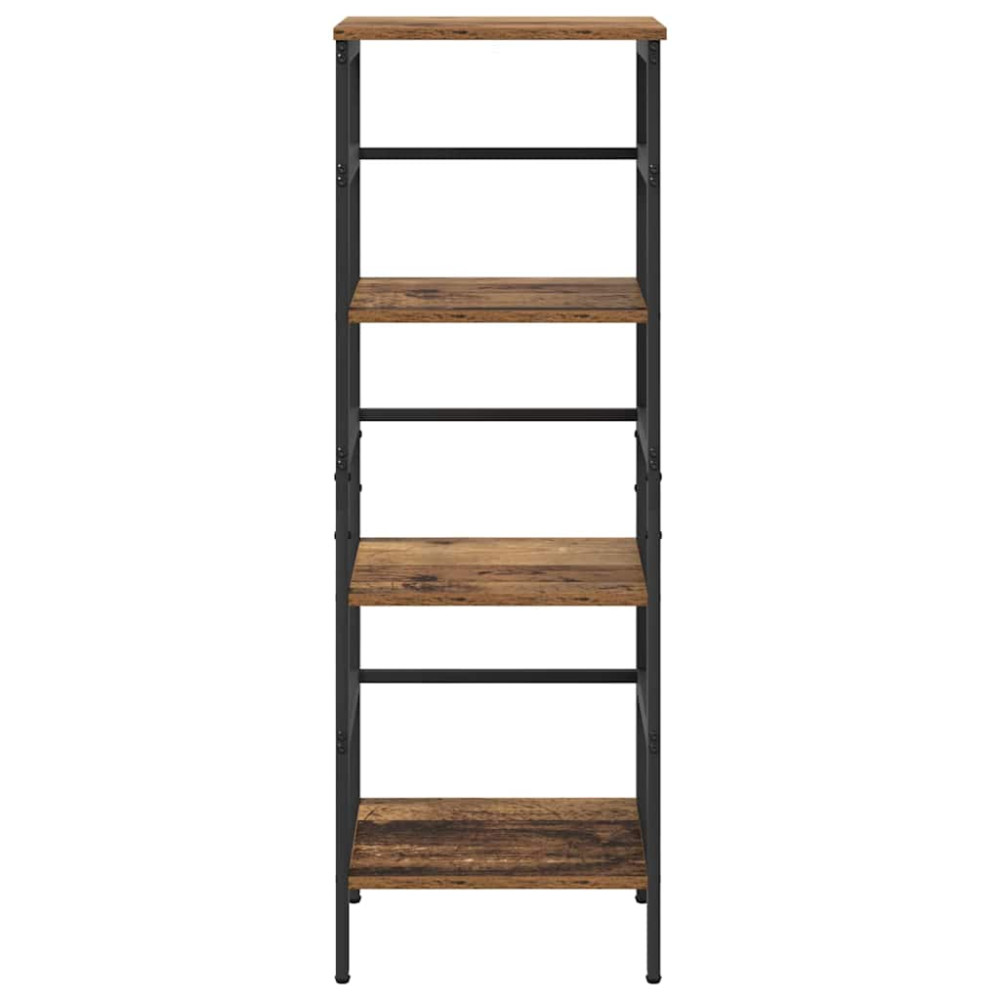 Produktbild för Hyllsystem Gammalt trä 40 x 29,5 x 115 cm Konstruerat trä