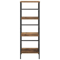 Produktbild för Hyllsystem Gammalt trä 40 x 29,5 x 115 cm Konstruerat trä