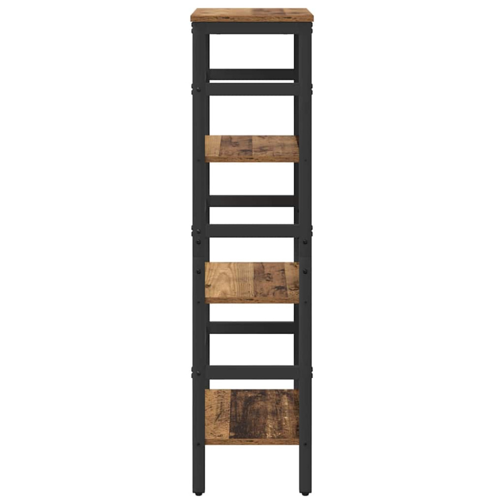 Produktbild för Hyllsystem Gammalt trä 40 x 29,5 x 115 cm Konstruerat trä