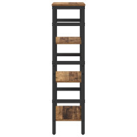 Produktbild för Hyllsystem Gammalt trä 40 x 29,5 x 115 cm Konstruerat trä