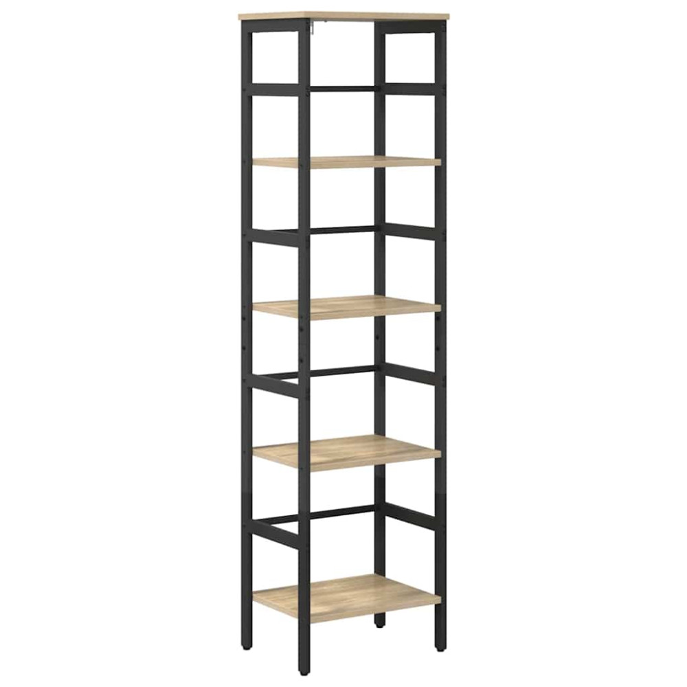 Produktbild för Hyllsystem Sonoma-ek 40 x 29,5 x 149 cm Konstruerat trä