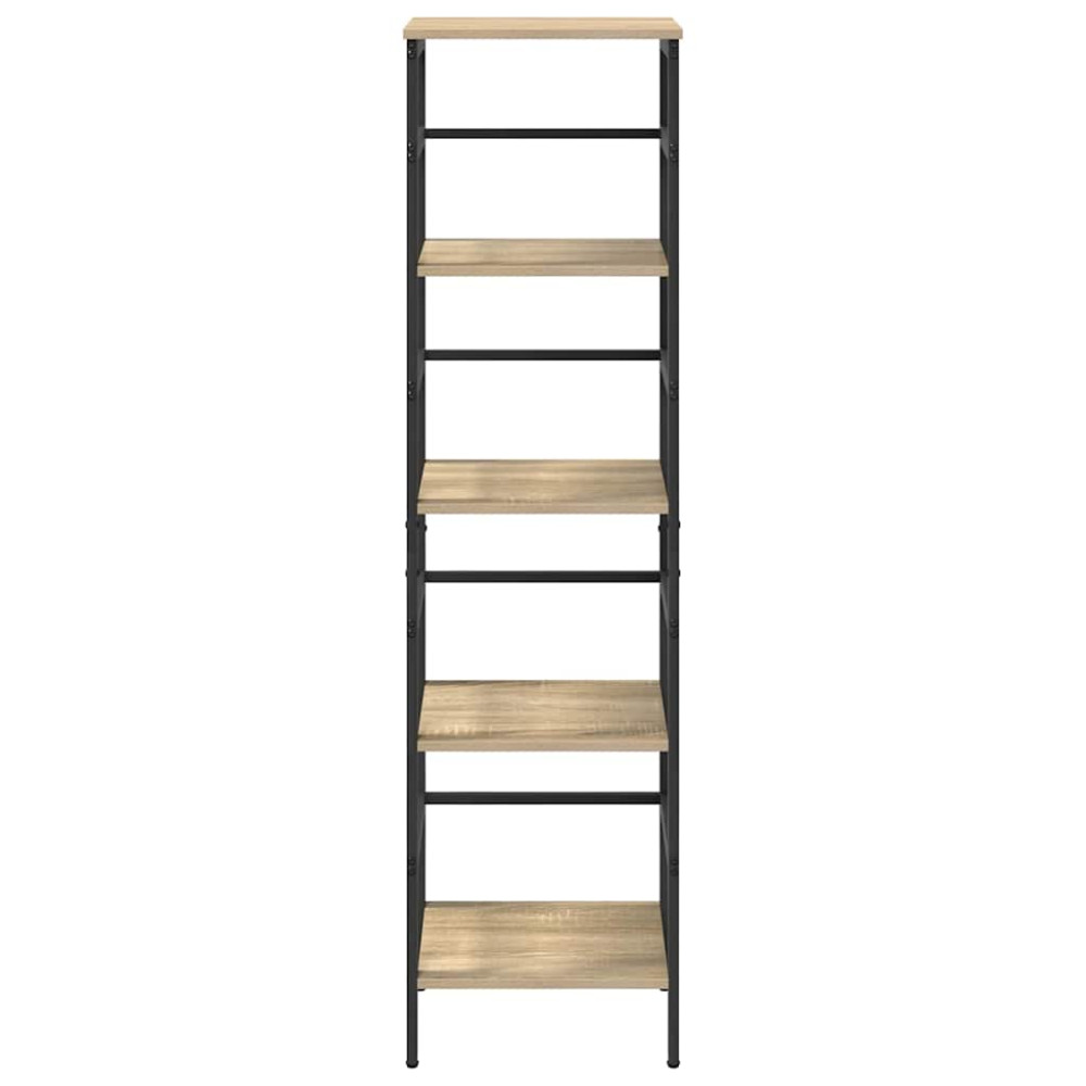 Produktbild för Hyllsystem Sonoma-ek 40 x 29,5 x 149 cm Konstruerat trä
