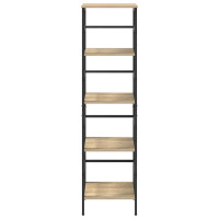 Produktbild för Hyllsystem Sonoma-ek 40 x 29,5 x 149 cm Konstruerat trä