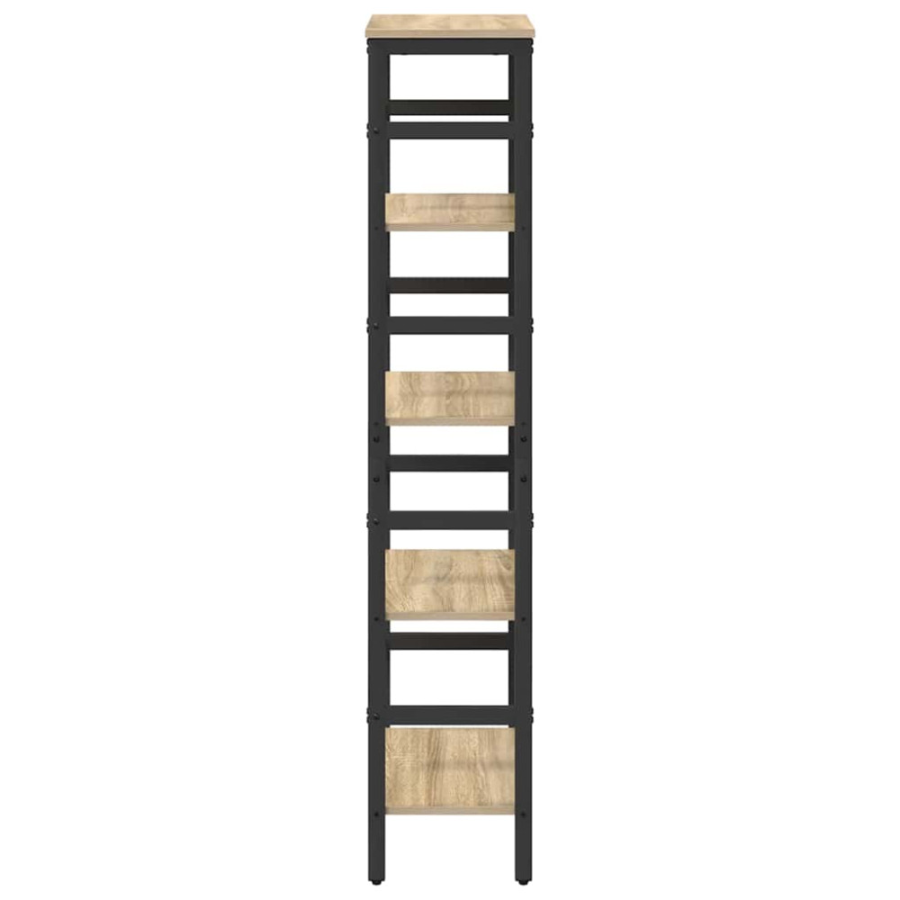 Produktbild för Hyllsystem Sonoma-ek 40 x 29,5 x 149 cm Konstruerat trä