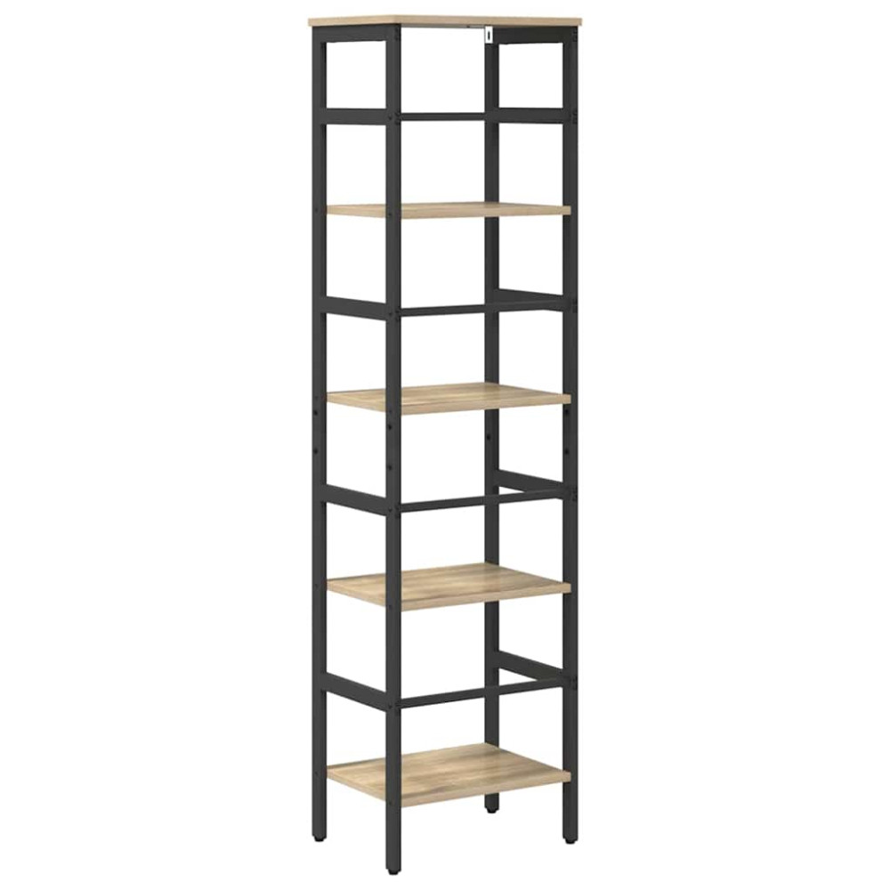Produktbild för Hyllsystem Sonoma-ek 40 x 29,5 x 149 cm Konstruerat trä