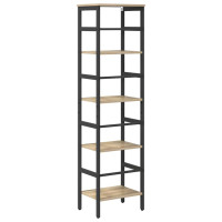 Produktbild för Hyllsystem Sonoma-ek 40 x 29,5 x 149 cm Konstruerat trä