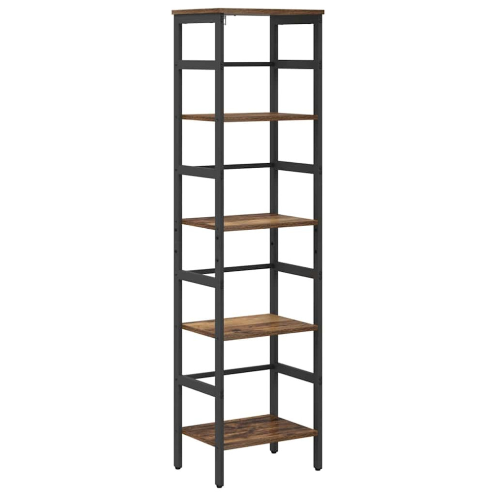 Produktbild för Hyllsystem Gammalt trä 40 x 29,5 x 149 cm Konstruerat trä