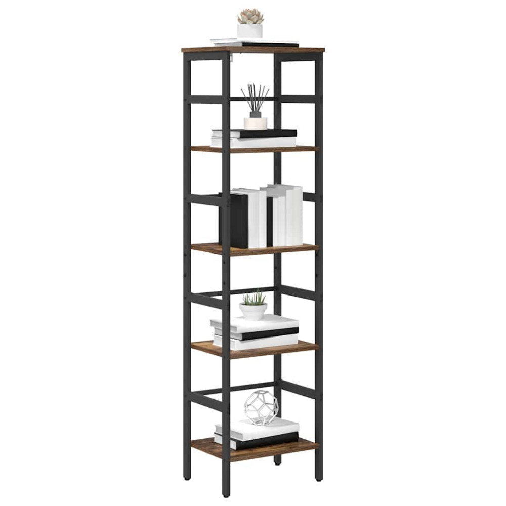 Produktbild för Hyllsystem Gammalt trä 40 x 29,5 x 149 cm Konstruerat trä