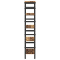 Produktbild för Hyllsystem Gammalt trä 40 x 29,5 x 149 cm Konstruerat trä
